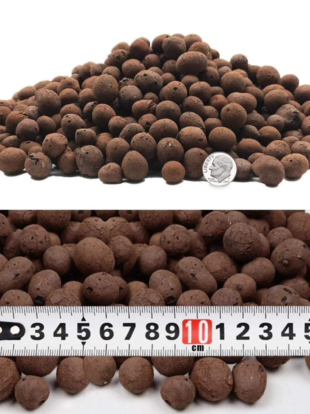 2LBS Leca Expanded Clay Pebbles Hydroponics Supplies for Indoor Garden Plants (2